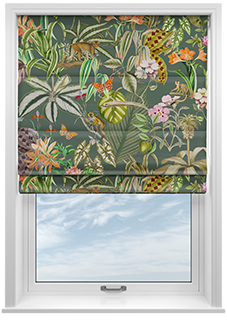Barbados, Lush Green - Roman Blind